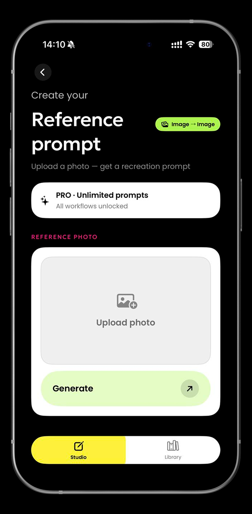 Image to Prompt AI — reference photo upload for Midjourney prompt maker